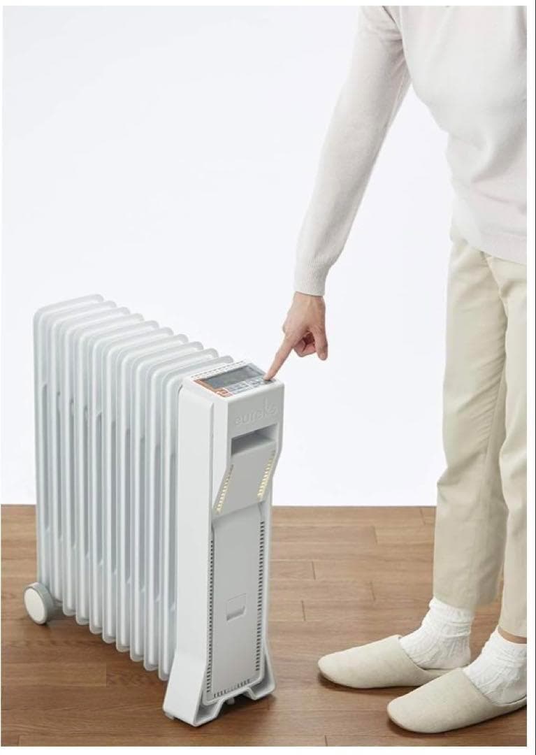 国産　オイルヒーター ユーレックス LFX11EH-IW アイボリーホワイト