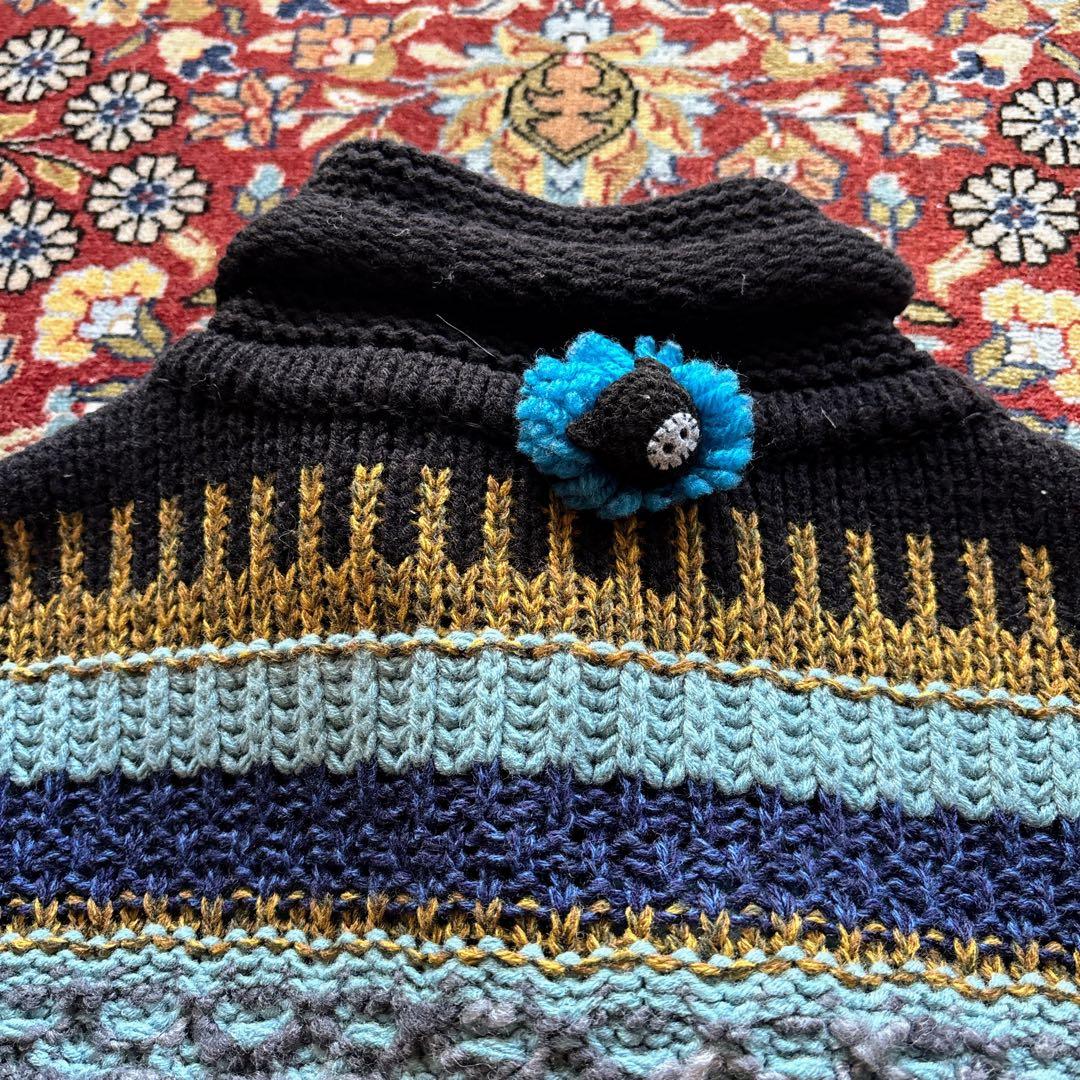 【極美品】アルベロベロ　ざっくりニット　カーディガン　ブタさん