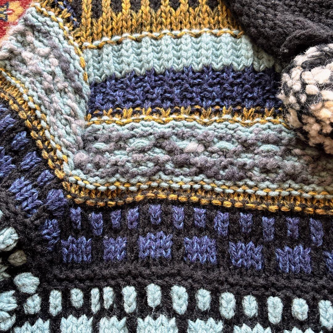 【極美品】アルベロベロ　ざっくりニット　カーディガン　ブタさん