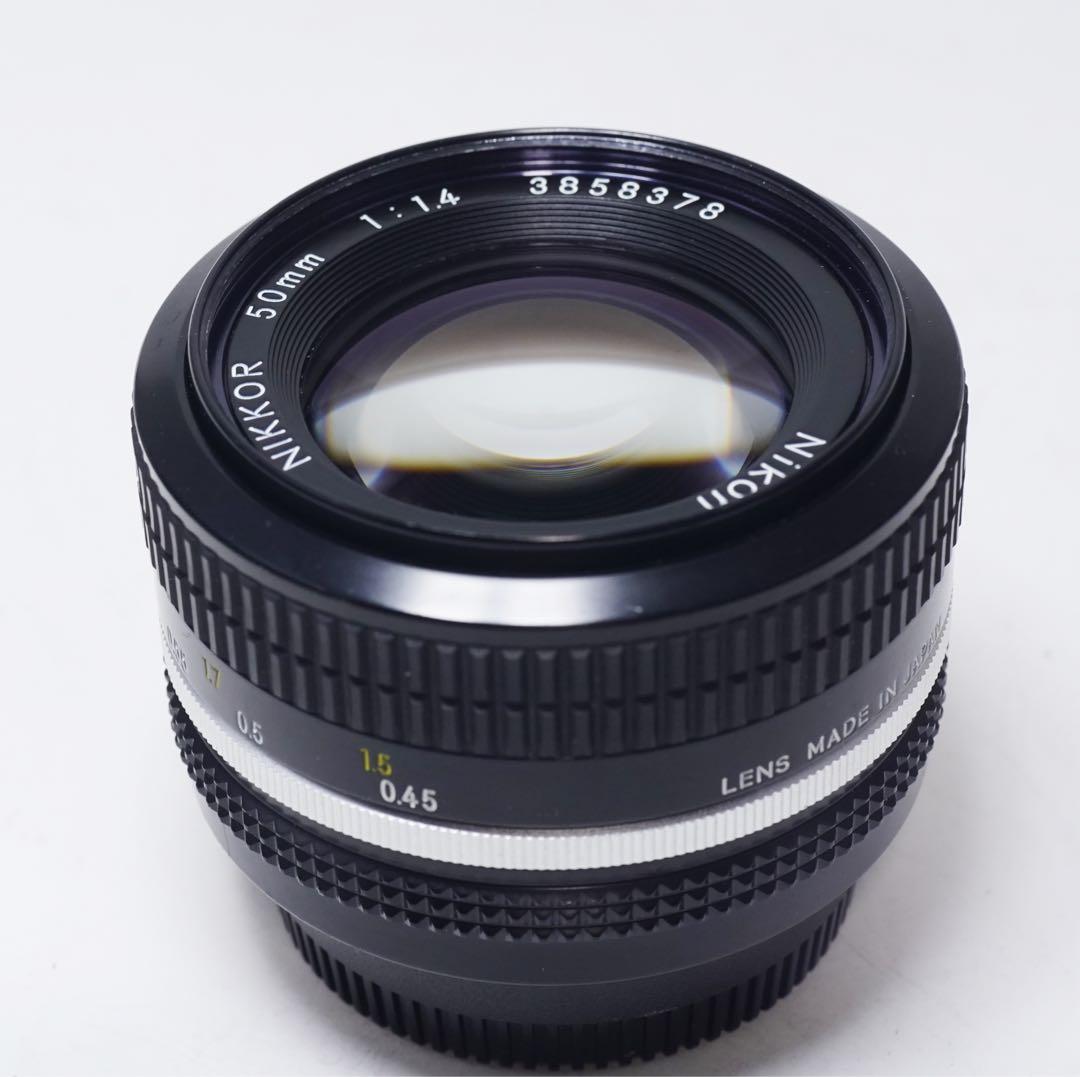 美品 Nikon Nikkor 50mm F1.4 非Ai MFレンズ