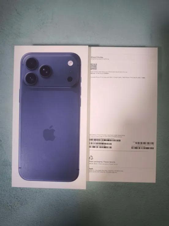 香港版 iPhone 17 Pro MAX 512GB ディープブルー