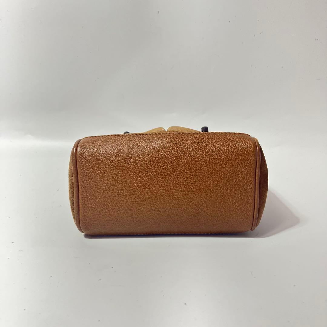 GUCCI グッチ バッグ ミニショルダーバッグ バンブー2WAYスエードレザー
