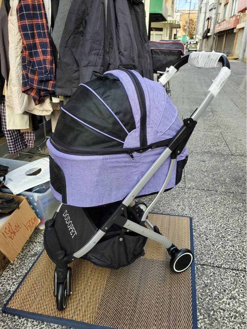 未使用DOT4万円以上分離型 ペットカート 折りたたみ可ペットキャリー