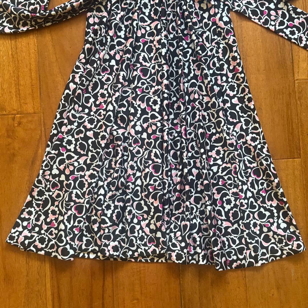 Kayme ワンピース ハートラビリンス サイドジップ ウエストリボン