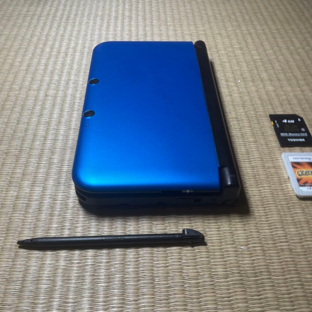 美品 Nintendo 3DS LL ブルー 動作良好 ソフト 付属