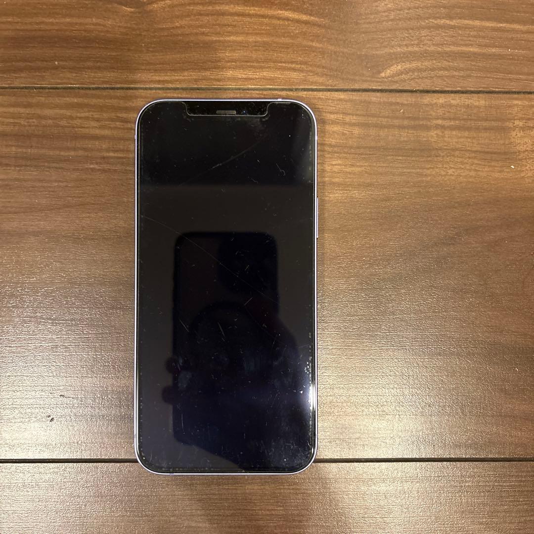Apple iPhone 12 パープル 本体　充電ケーブル付