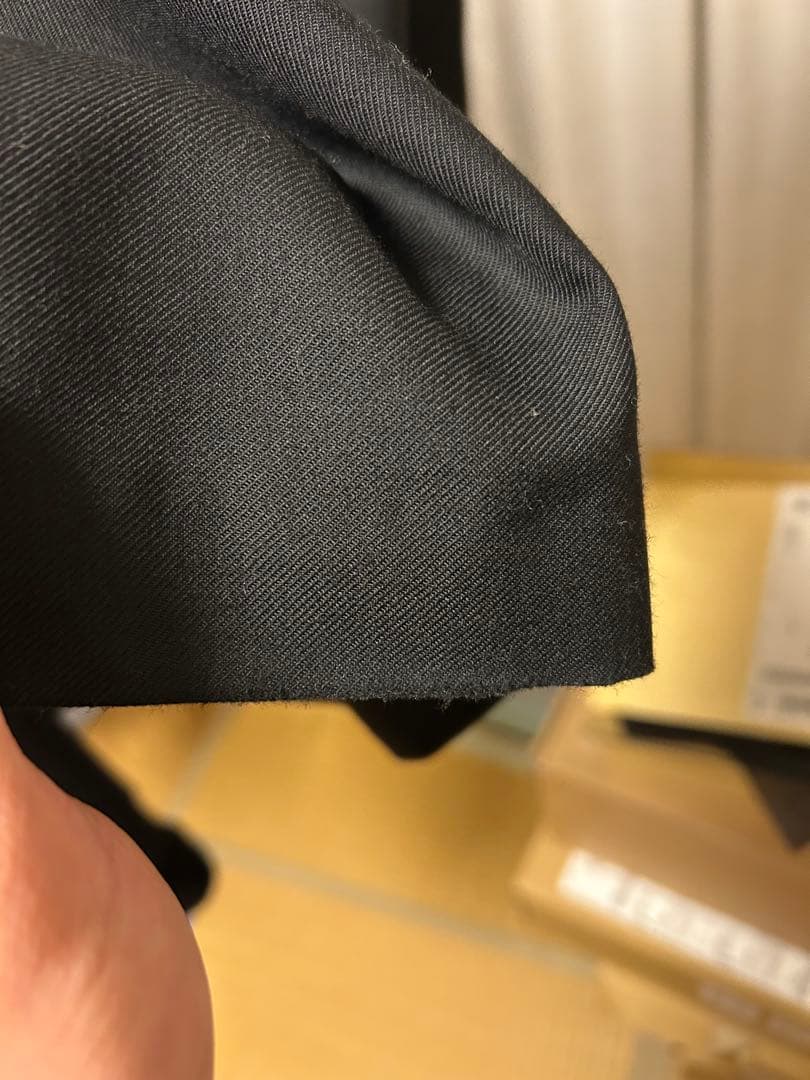 パンツ sefr JIRO TROUSER \"BLACK WOOL\"