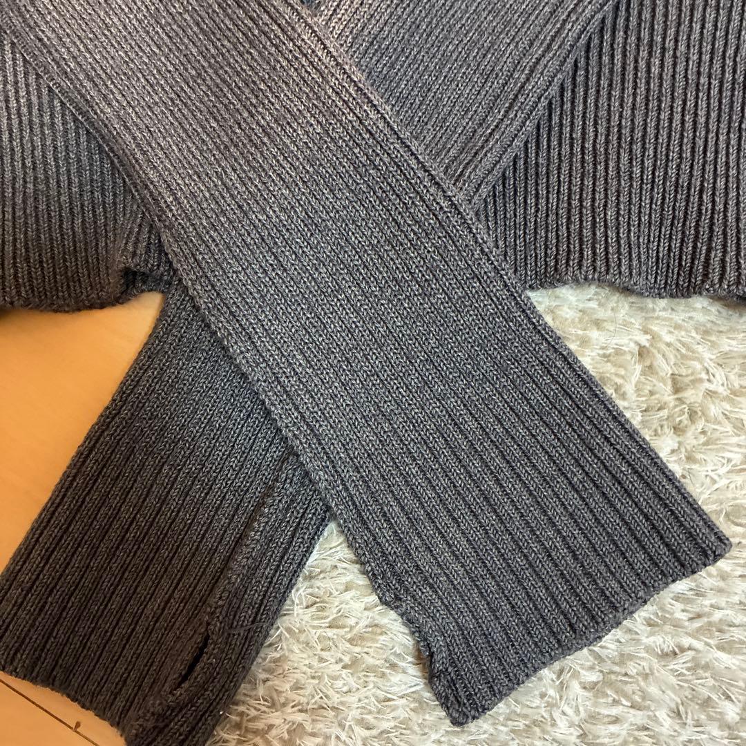 THE SHINZONE / ザシンゾーン　ロングリブカーディガン　グレー