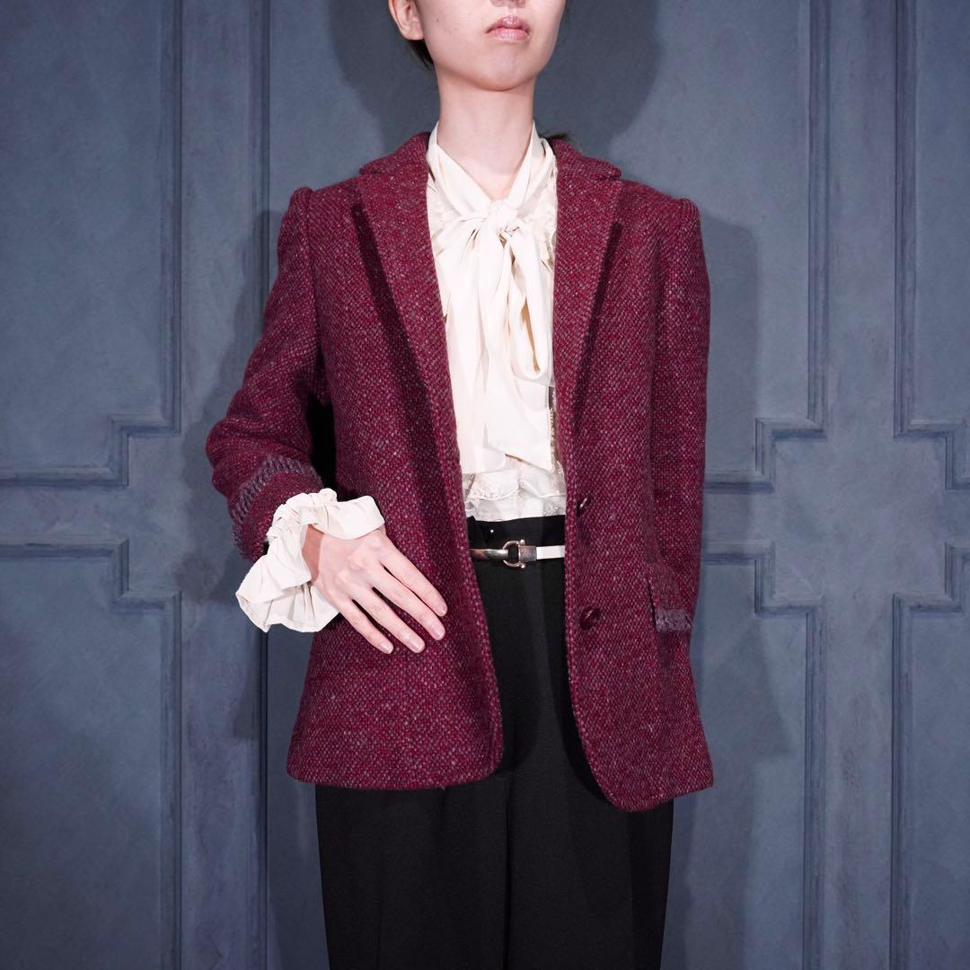 Christian Dior ディオールネップツイードテーラードジャケット