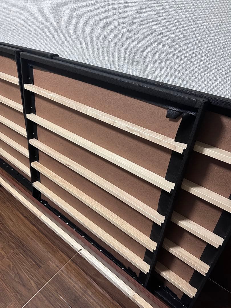 【お得】ベッドフレーム シングル ニューライトブラウン 宮 コンセント