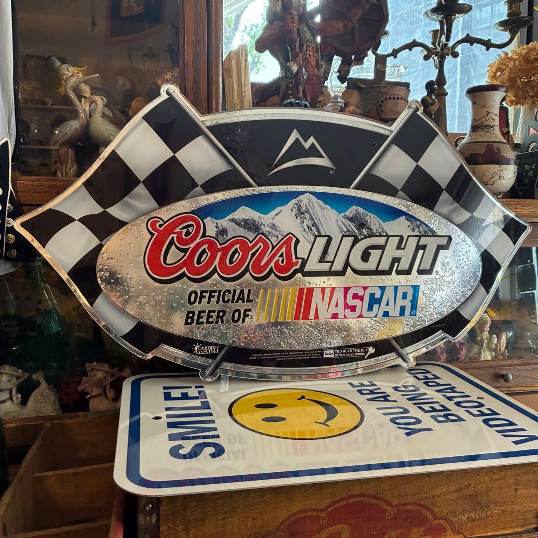 COORS LIGHT アメリカアンティークBEERパブミラーUSA看板ビール