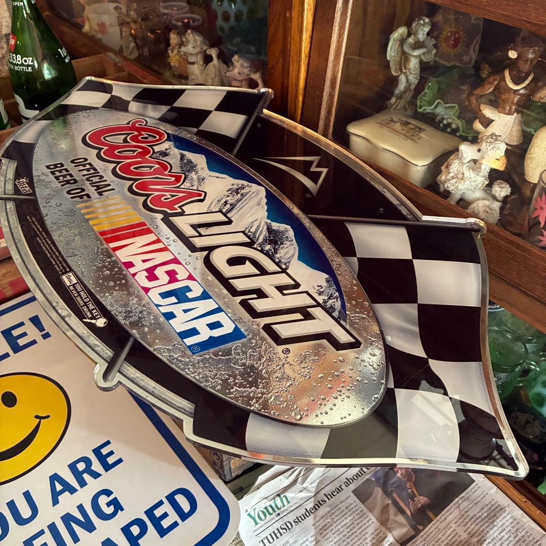 COORS LIGHT アメリカアンティークBEERパブミラーUSA看板ビール
