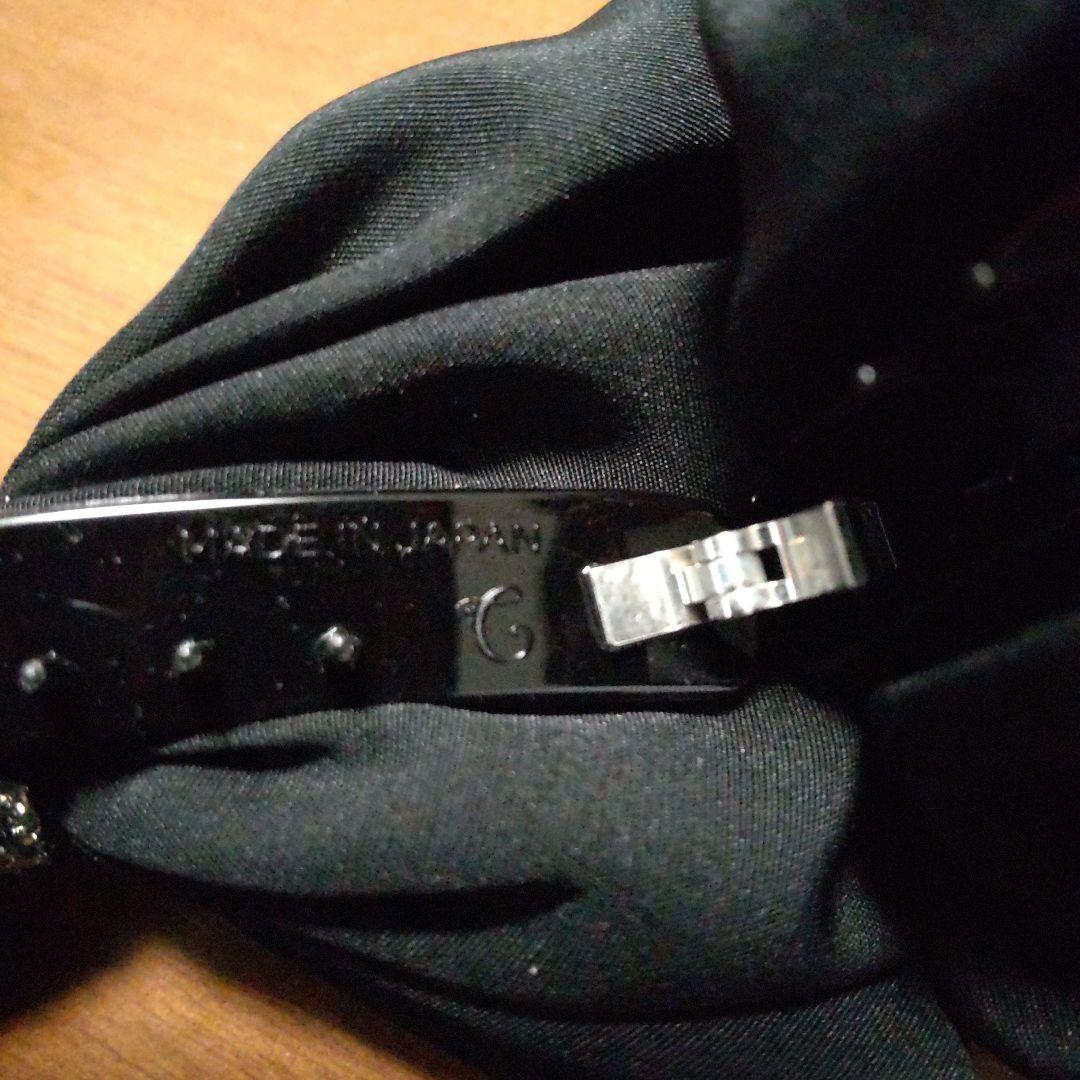 コンプレックスビズ ラフィネリボン バナナクリップ(ブラック)