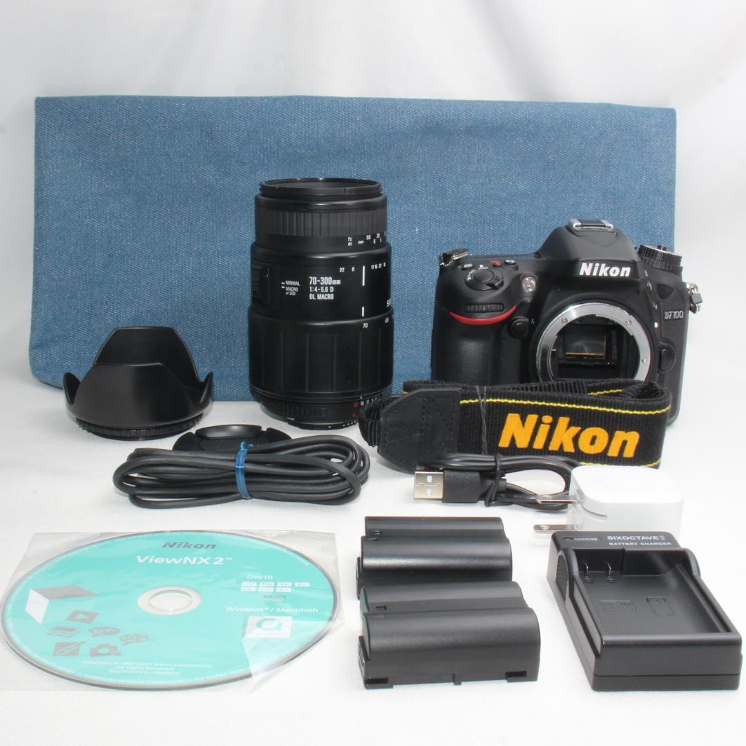 ❤️予備バッテリー付❤️ニコン D7100 超望遠 300mm レンズセット❤️