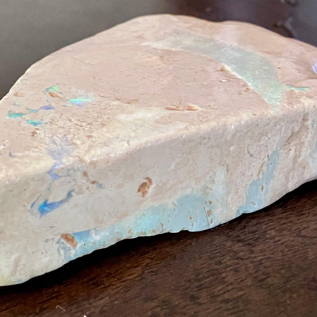 プレシオサウルスのヒレ骨 オパール 化石 標本 オーストラリア クーバーペディ産