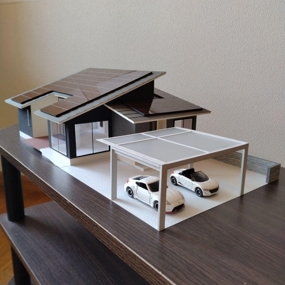 50分の1，平屋＆ロフト内外模型No.90『威風堂々328・凛』