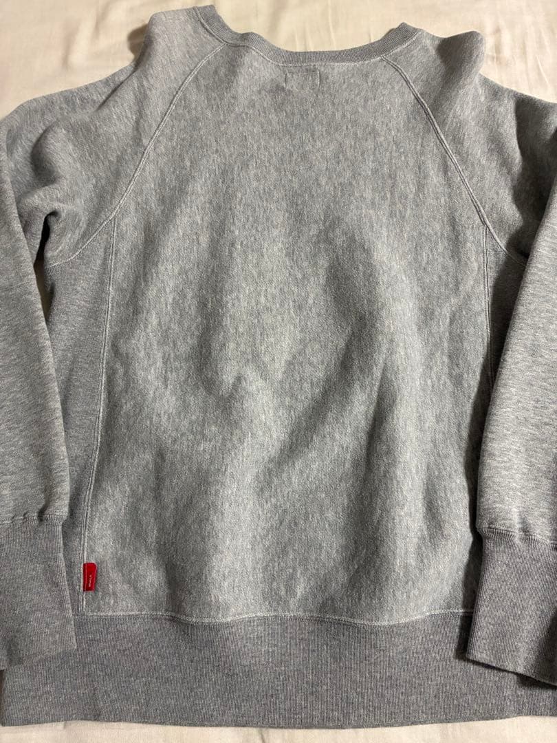 WTAPS ロゴプリント クルーネックトレーナー　スウェットグレー裏起毛