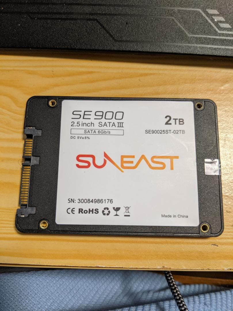 2TB SSD 正常判定・良好な状態です (2.5インチSATA)