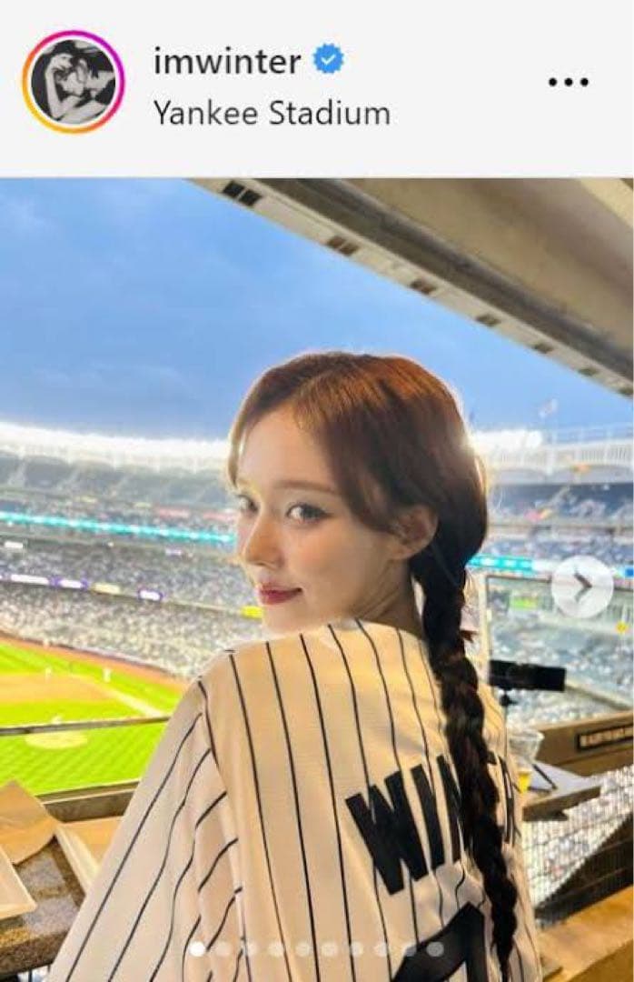 【Timo様】aespa winter ウィンター　ベースボールシャツ