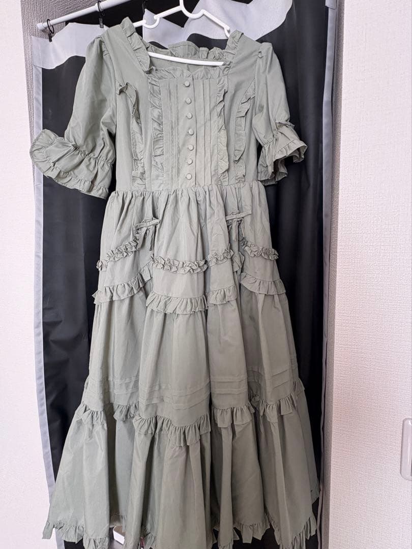 シャルミエールChalmiere フリルロングワンピース