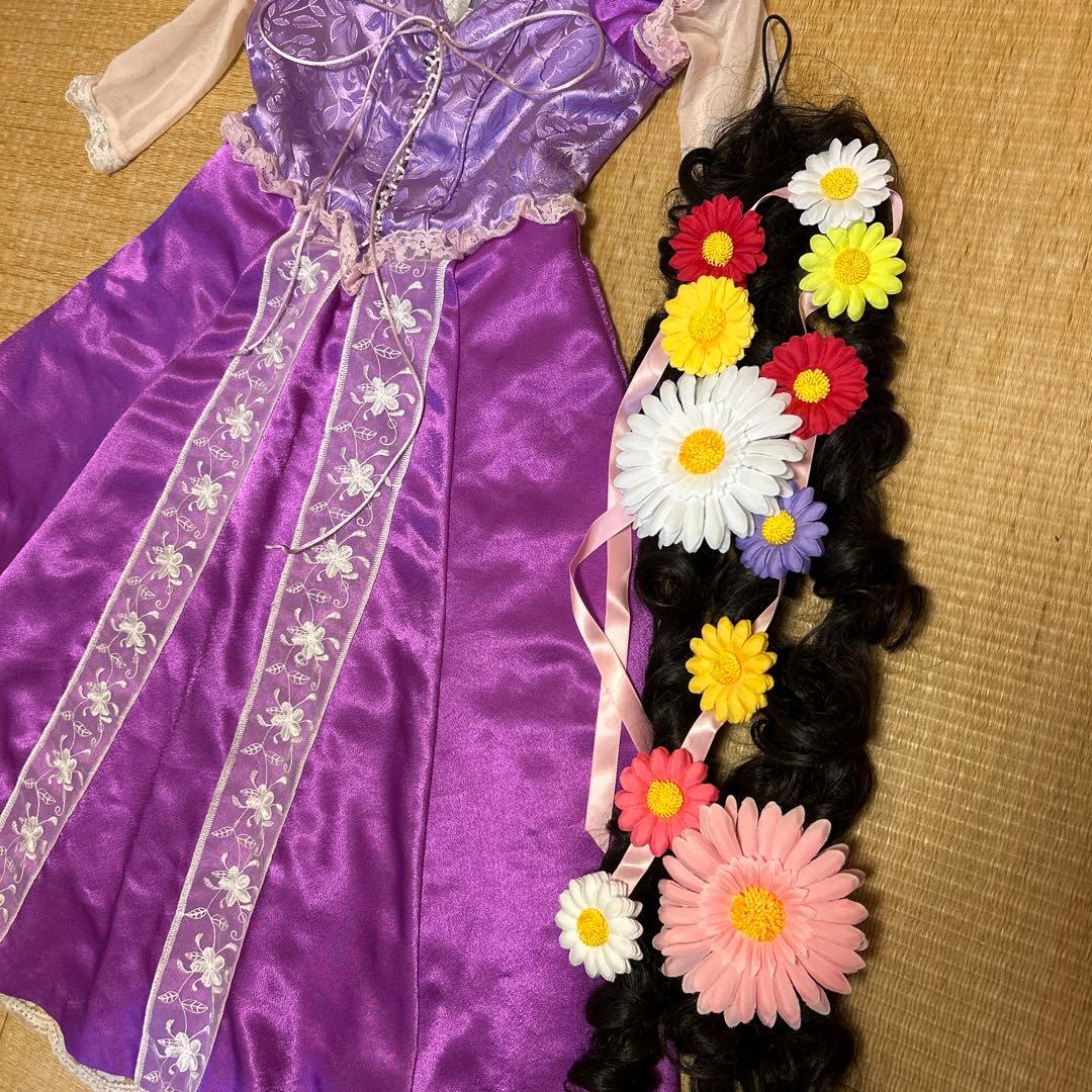 110★ビビディバビディブティック★ラプンツェル　ドレス髪飾りセット