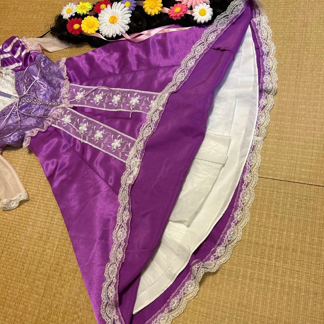110★ビビディバビディブティック★ラプンツェル　ドレス髪飾りセット