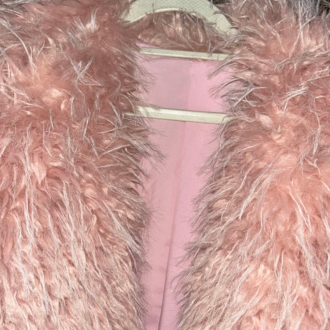 [新品未使用] ファー　ロングコート