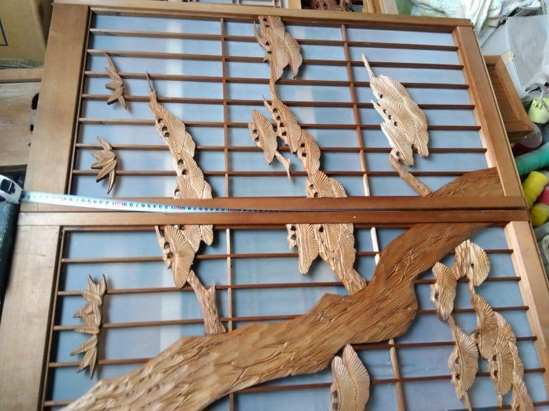 すりガラス付き欄間松 まとめ買い1割引