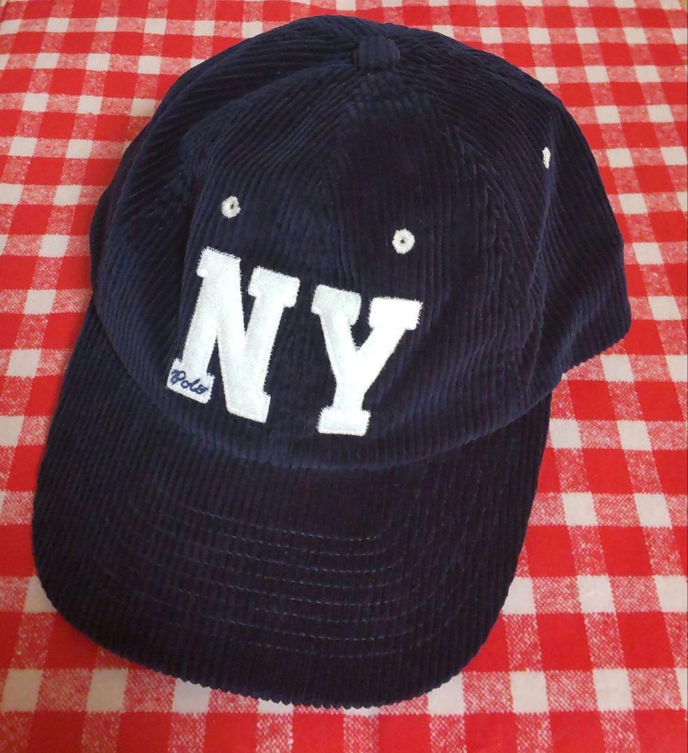 ふ*ぁ様 ポロラルフローレン　ＮＹパッチコーデュロイキャップ
