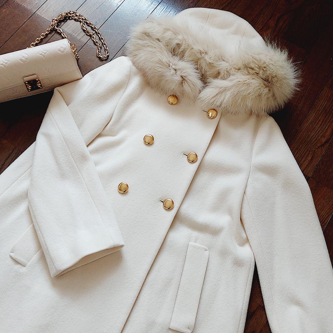 週末値下げ！アナトリエ ボンメルスリーAラインコートsize38　クリーニング済