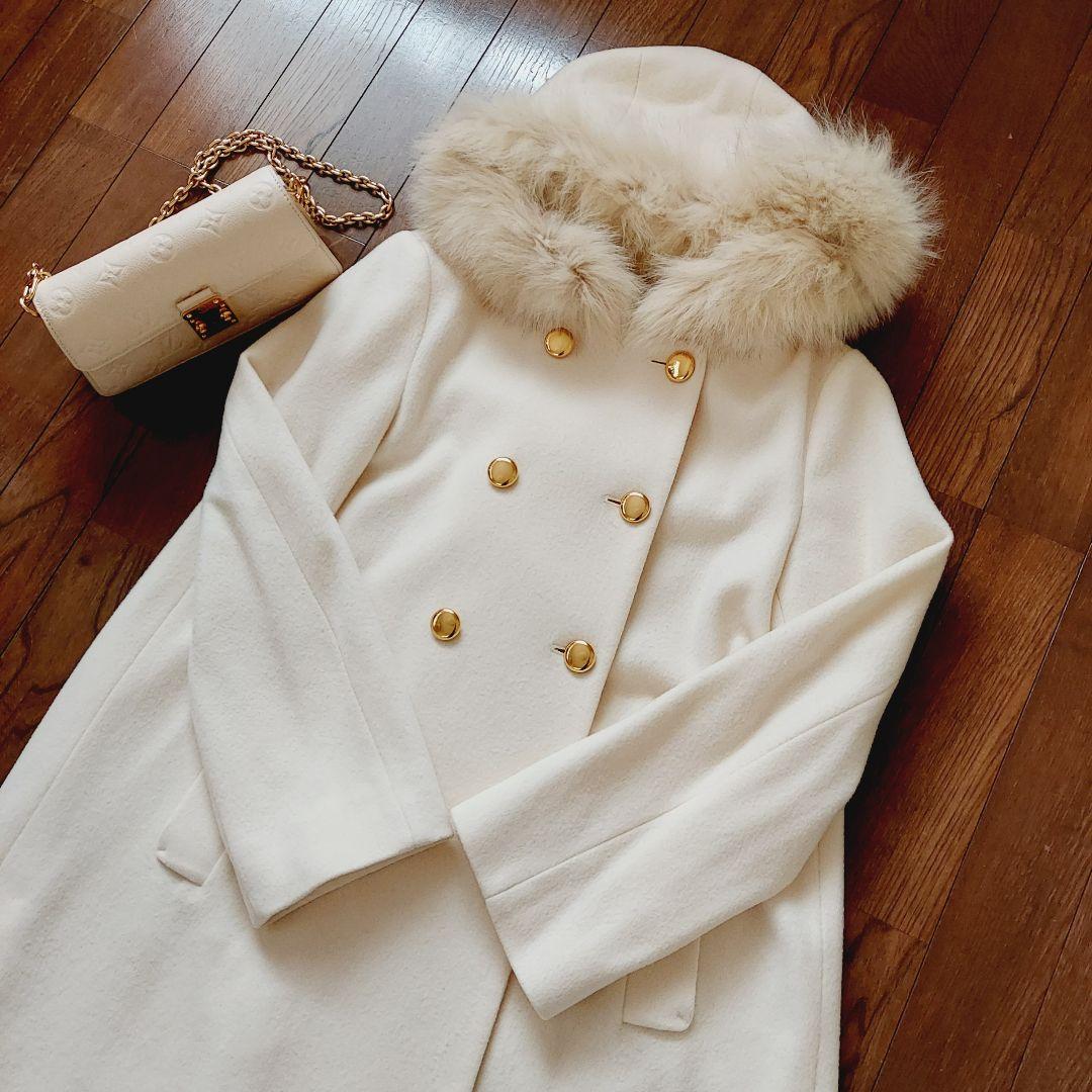 週末値下げ！アナトリエ ボンメルスリーAラインコートsize38　クリーニング済