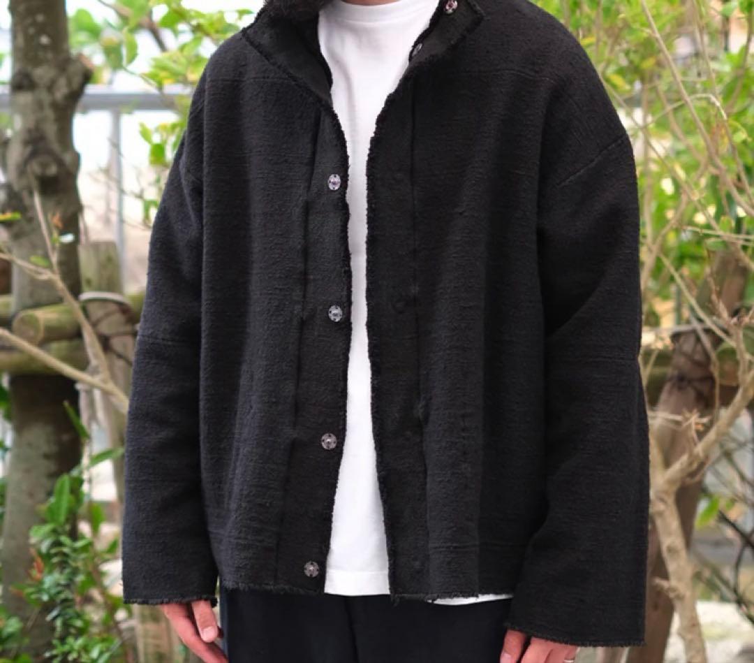 【MITTAN】2024AW OCガラ紡ブルゾン(黒)サイズ2