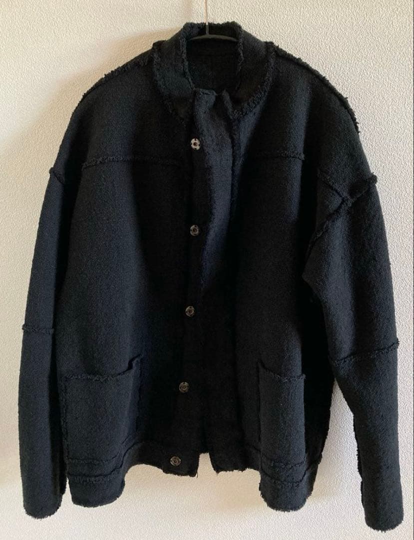 【MITTAN】2024AW OCガラ紡ブルゾン(黒)サイズ2