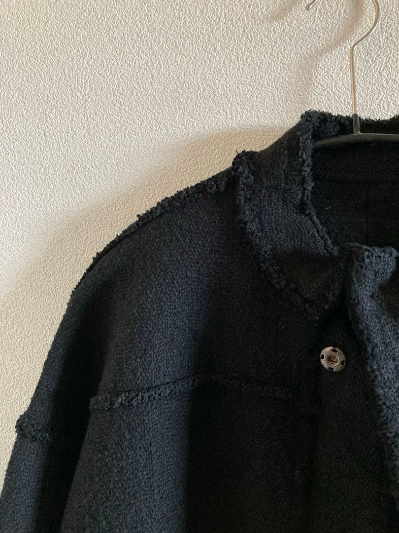 【MITTAN】2024AW OCガラ紡ブルゾン(黒)サイズ2