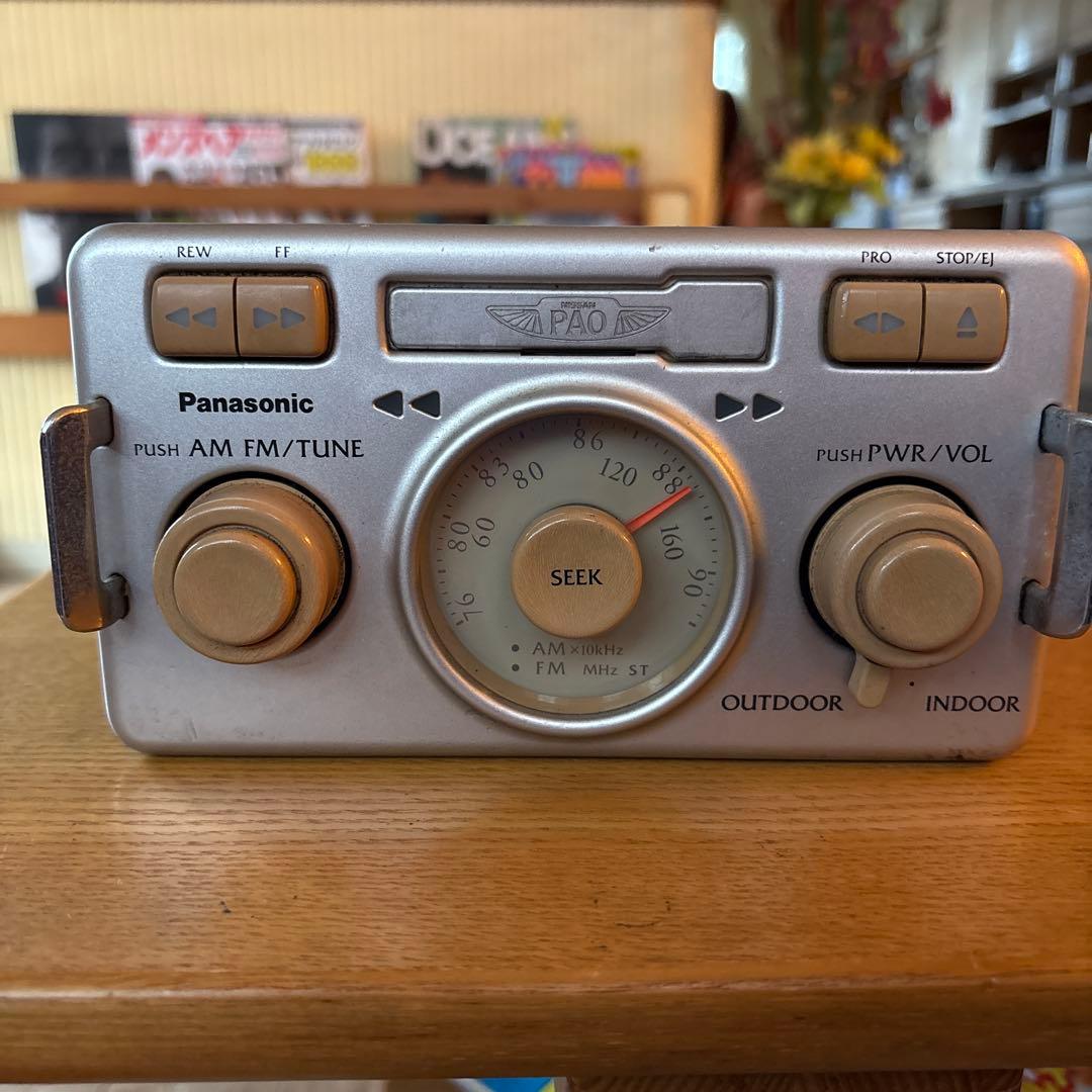 日産PAO 純正カセットAM/FMラジオ