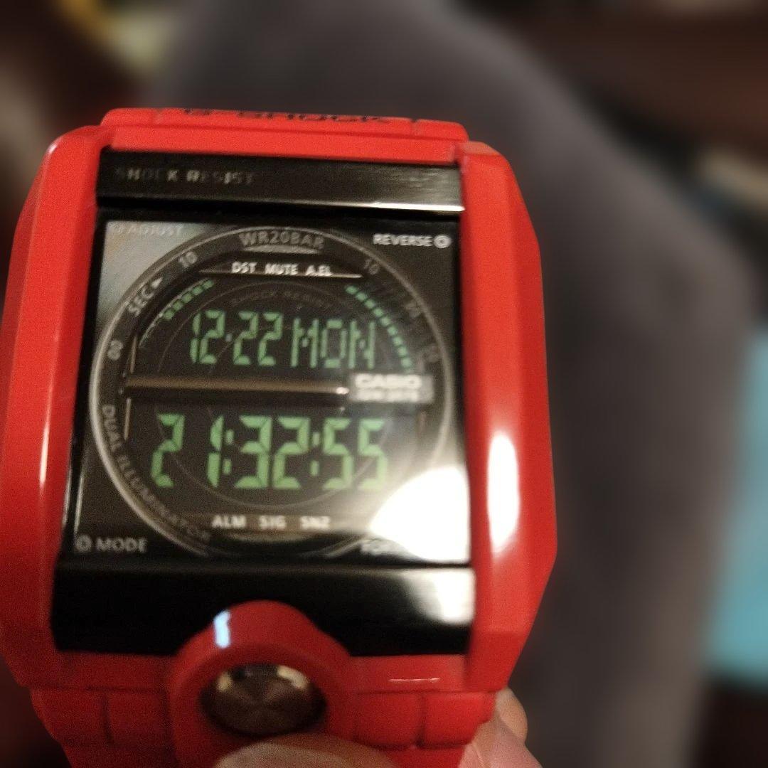 【廃盤レア】CASIO G-SHOCK G-8100-4JF　レッド　美品