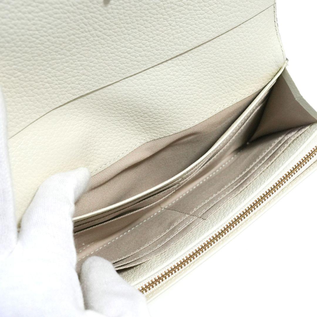 【新品未使用】友禅文庫 長財布 牛革 日本製 花柄 大容量