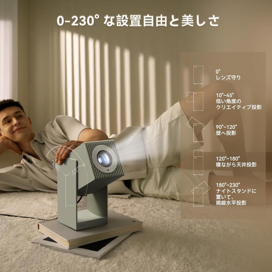 【新品】Wanbo Cube 2 Pro プロジェクター 天井投影