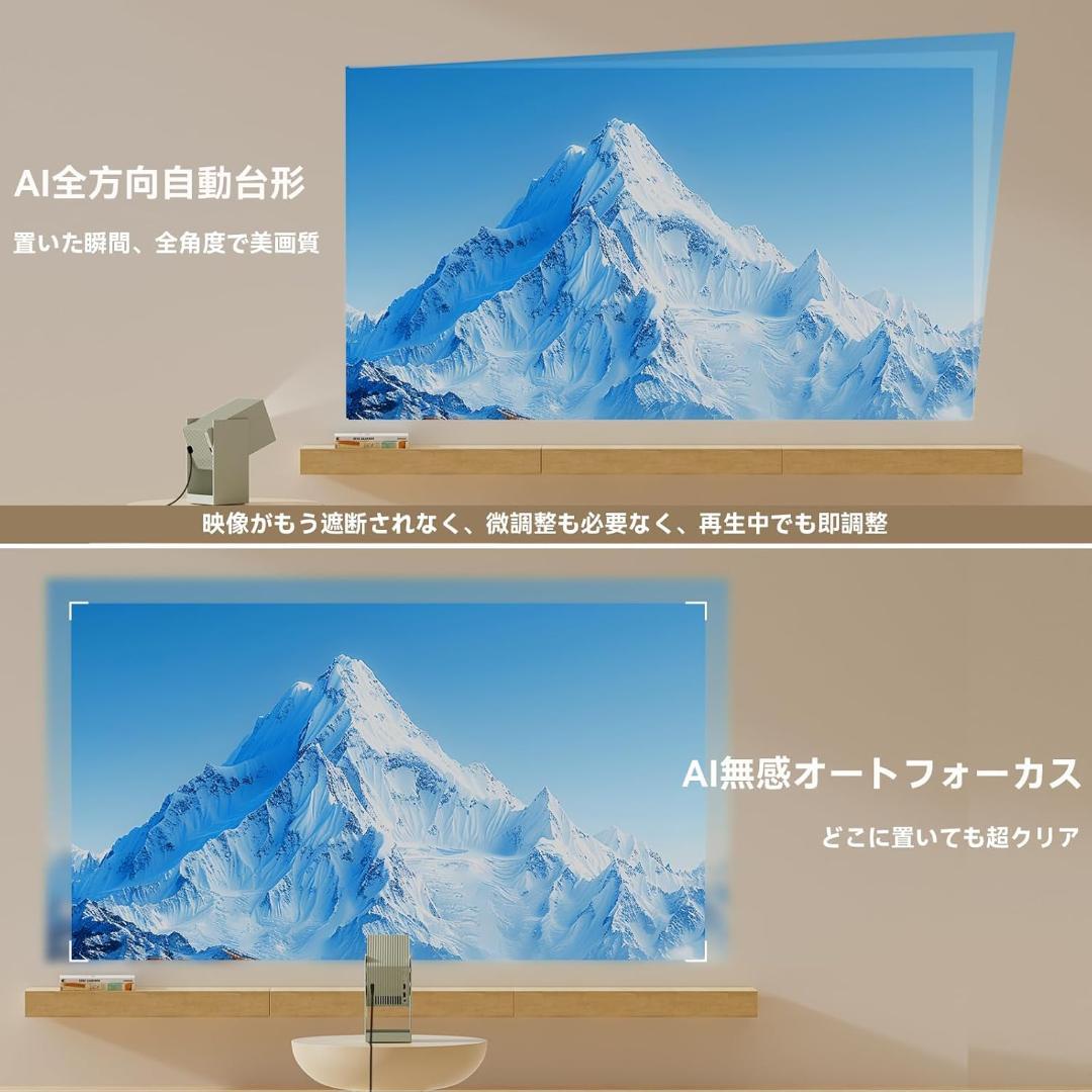 【新品】Wanbo Cube 2 Pro プロジェクター 天井投影