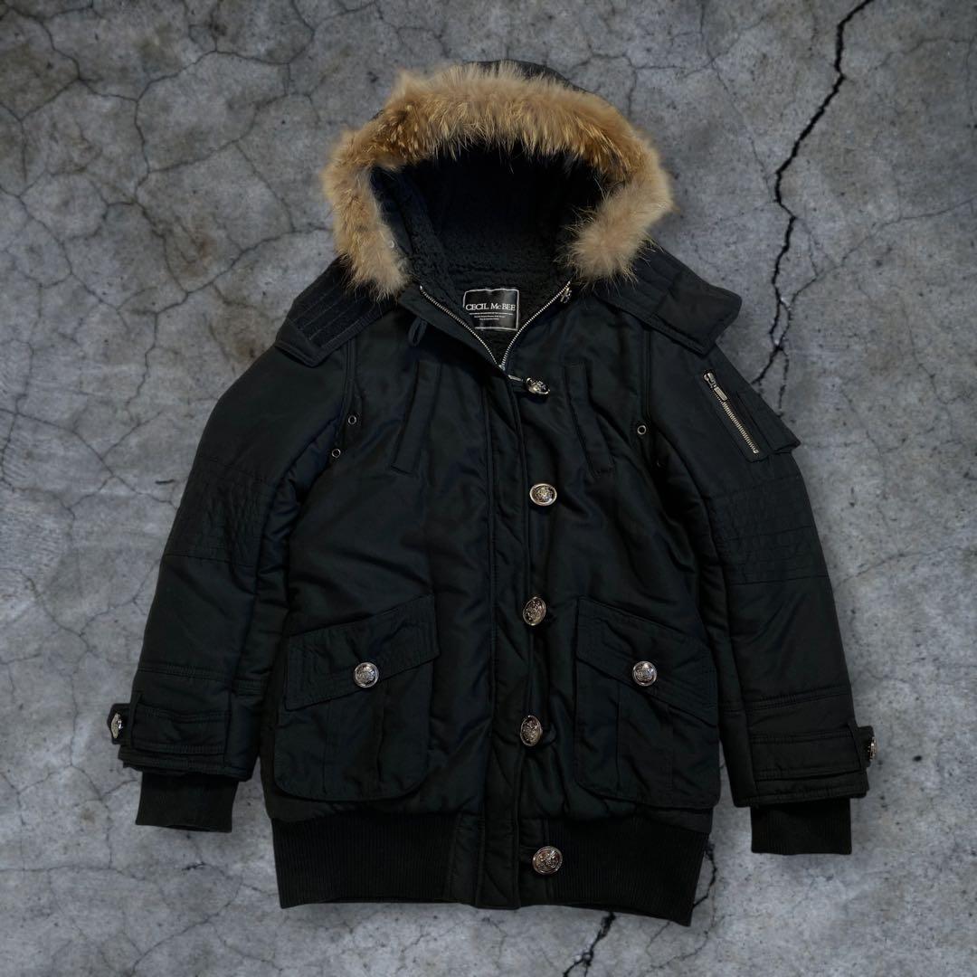 CECIL McBee 黒 モッズコート 平成ギャル y2k archive