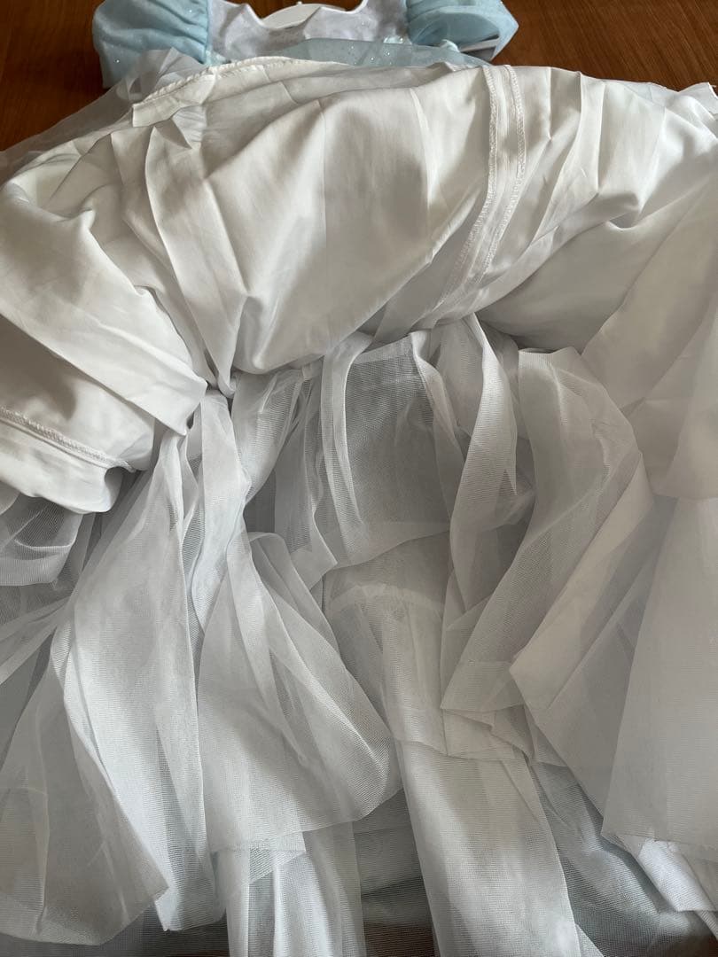 ディズニー公式ドレス　ティアラ　シンデレラ　140センチ