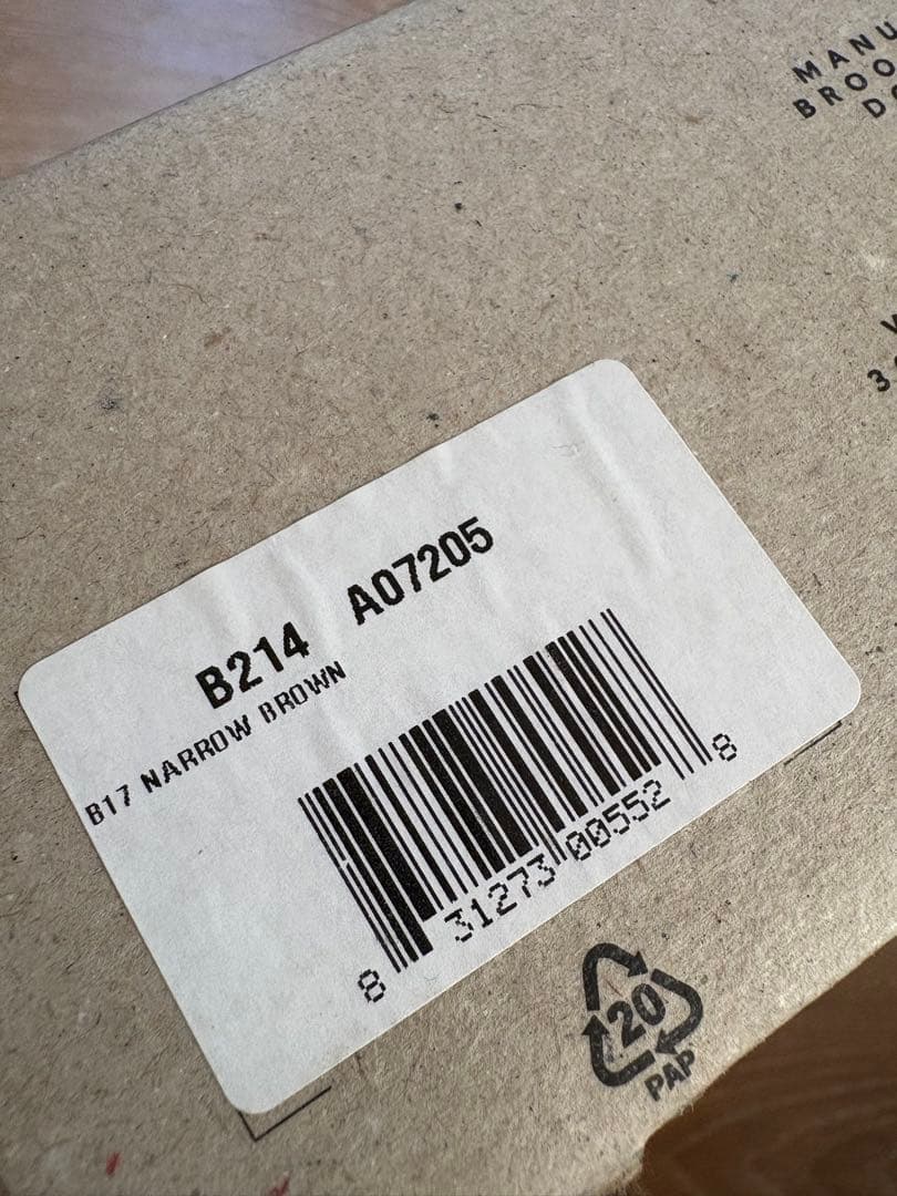 BROOKS サドル B17 Narrow ブラウン レザー