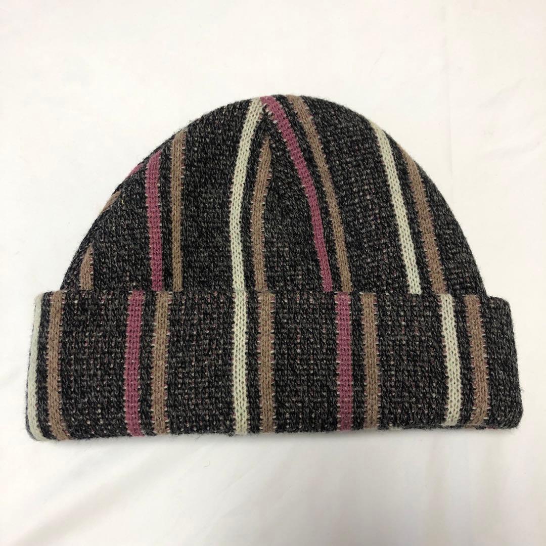 希少 美品 完売品 NOROLL WASHBLE STRIPE BEANIE O