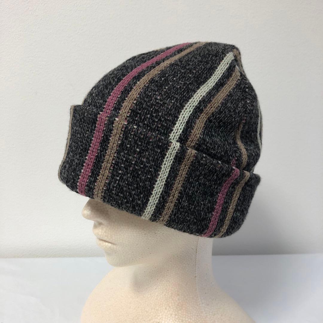 希少 美品 完売品 NOROLL WASHBLE STRIPE BEANIE O