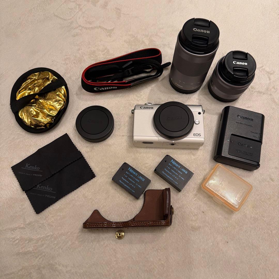 Canon EOS M100 ミラーレスカメラ レンズ2本付き