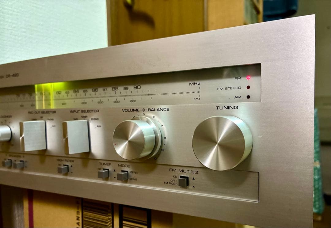 らん【知られざる名機・完動・美品】CR-420 YAMAHA レシーバー