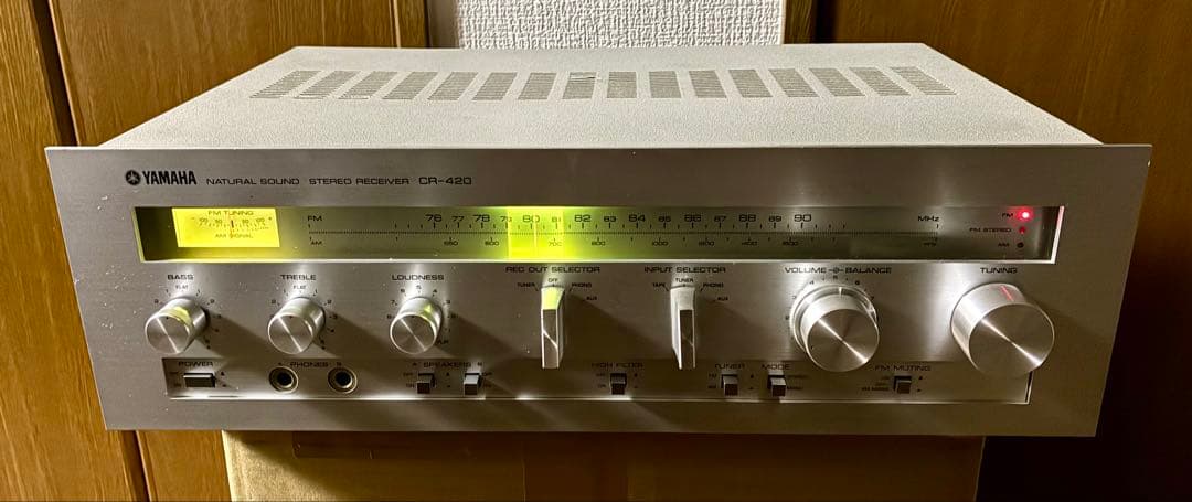 らん【知られざる名機・完動・美品】CR-420 YAMAHA レシーバー