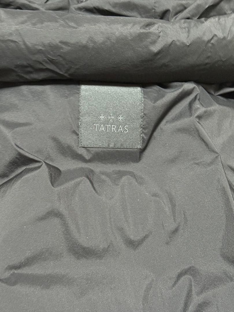 【美品】TATRAS BORBORE ダウンジャケットブラック サイズXL(4)
