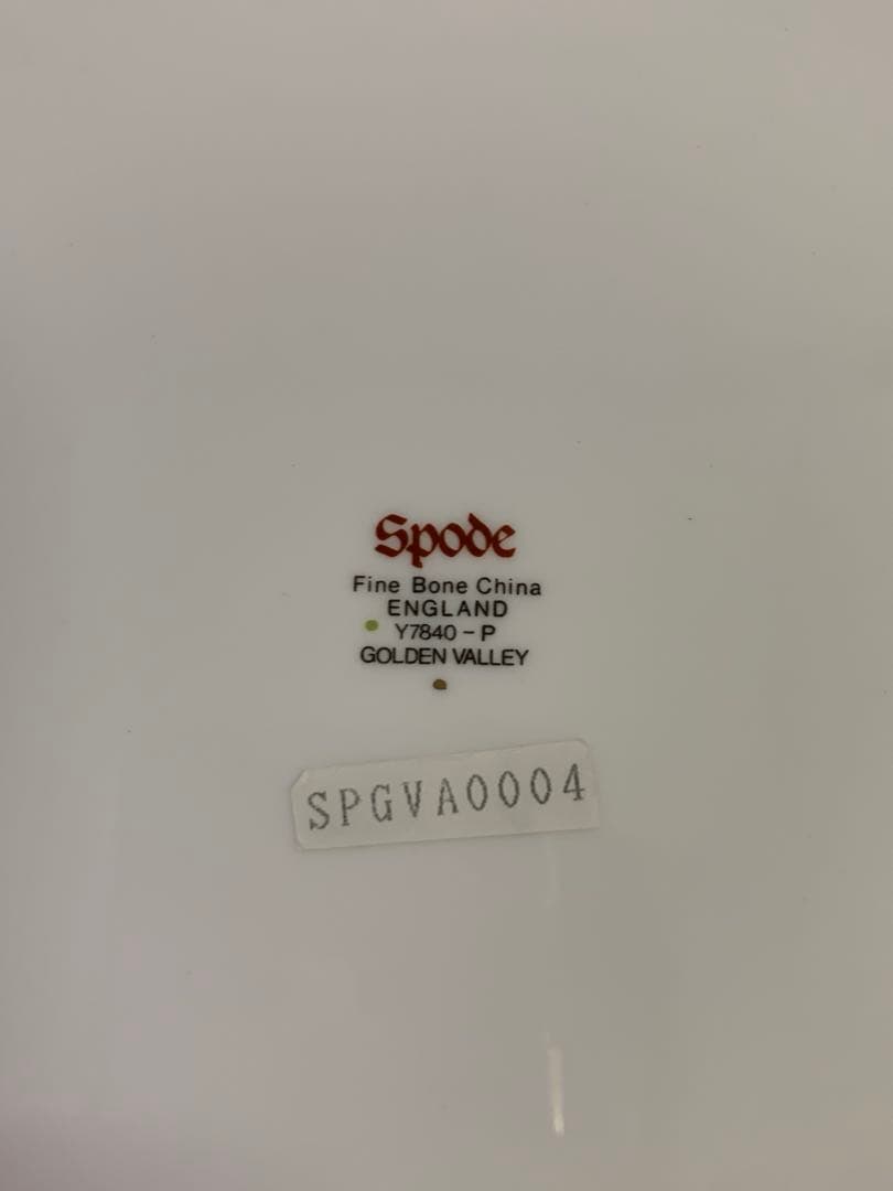Spode ゴールデンバレー　パーティープレート　6枚セット　未使用長期保管品