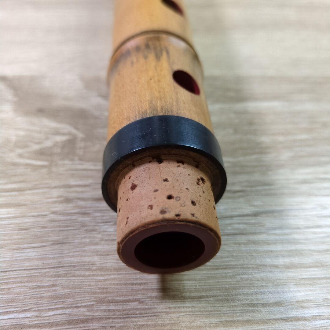 木製尺八 10号 横山勝也監製 虚竹 琴古流 一尺八寸管